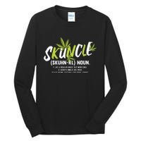 Funny Uncle Weed Smoker Skuncle Marijuana Uncle Tall Long Sleeve T-Shirt