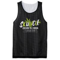 Funny Uncle Weed Smoker Skuncle Marijuana Uncle Mesh Reversible Basketball Jersey Tank