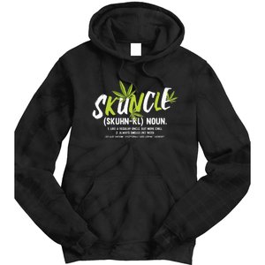 Funny Uncle Weed Smoker Skuncle Marijuana Uncle Tie Dye Hoodie