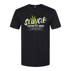 Funny Uncle Weed Smoker Skuncle Marijuana Uncle Softstyle CVC T-Shirt