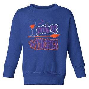 Funny Up Witches Halloween Themed Gift Toddler Sweatshirt