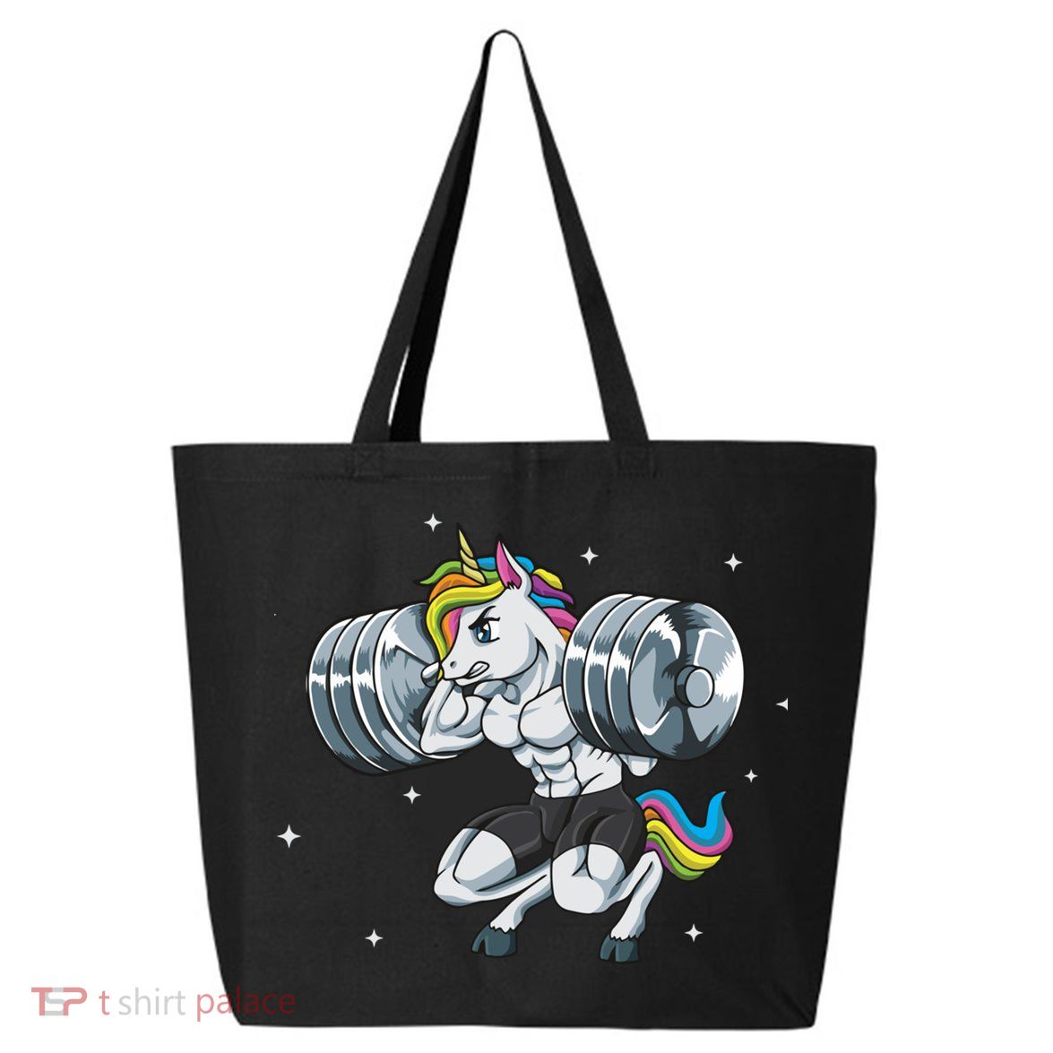 Funny Unicorn Weightlifting Deadlift Fitness Gym Squat Gift 25L Jumbo Tote