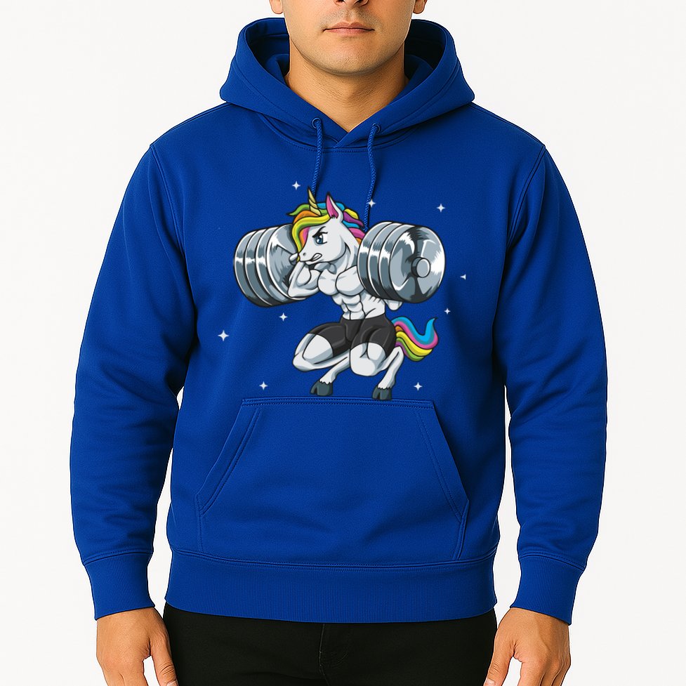 Funny Unicorn Weightlifting Deadlift Fitness Gym Squat Gift Hoodie