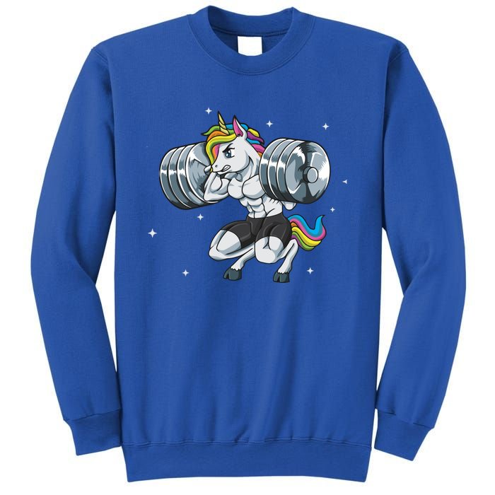 Funny Unicorn Weightlifting Deadlift Fitness Gym Squat Gift Sweatshirt