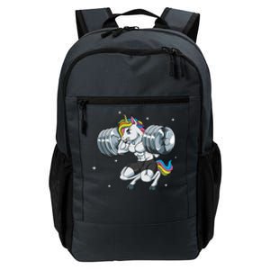 Funny Unicorn Weightlifting Deadlift Fitness Gym Squat Gift Daily Commute Backpack