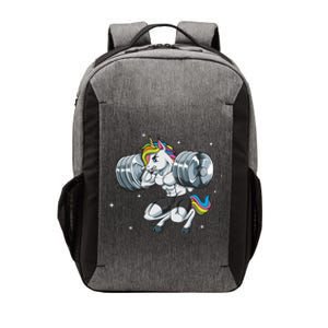 Funny Unicorn Weightlifting Deadlift Fitness Gym Squat Gift Vector Backpack