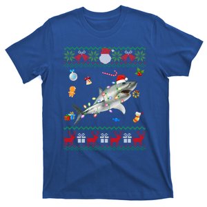 Funny Ugly Xmas Sweater Animals Lights Christmas Shark Meaningful Gift T-Shirt