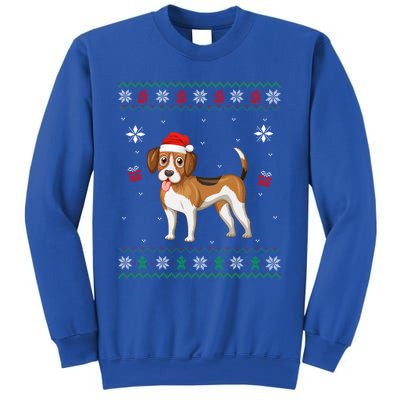 Funny Ugly Xmas Sweater Style Matching Beagle Dog Christmas Gift Sweatshirt