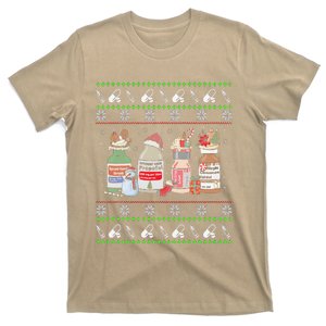 Funny Ugly Xmas Propofol Christmas Nurse T-Shirt