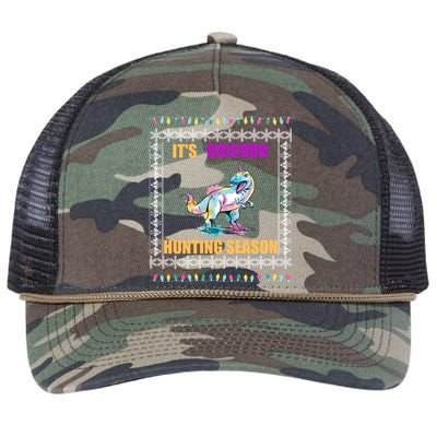 Funny Unicorn Xmas Cute Gift Retro Rope Trucker Hat Cap