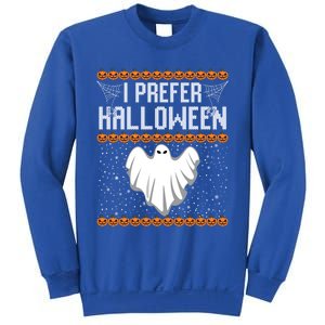 Funny Ugly Xmas Costume I Prefer Halloween Ugly Christmas Funny Gift Sweatshirt