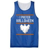 Funny Ugly Xmas Costume I Prefer Halloween Ugly Christmas Funny Gift Mesh Reversible Basketball Jersey Tank