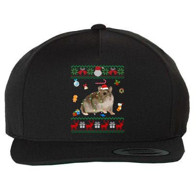 Funny Ugly Xmas Sweater Animals Lights Christmas Hamster Great Gift Wool Snapback Cap