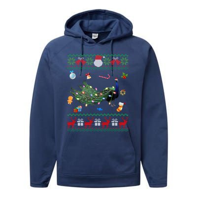 Funny Ugly Xmas Sweater Animals Lights Christmas Peacock Cute Gift Performance Fleece Hoodie