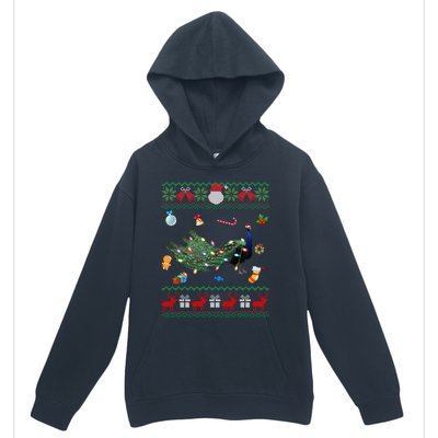 Funny Ugly Xmas Sweater Animals Lights Christmas Peacock Cute Gift Urban Pullover Hoodie