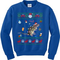 Funny Ugly Xmas Sweater Animals Lights Christmas Rat Gift Kids Sweatshirt