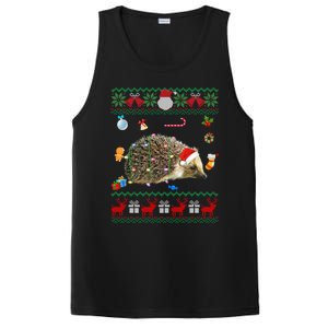 Funny Ugly Xmas Animals Lights Christmas Hedgehog Great Gift PosiCharge Competitor Tank