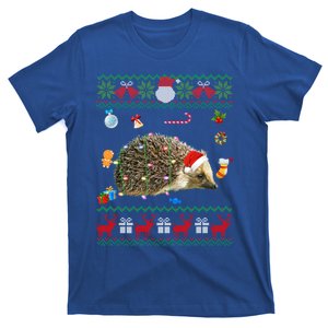 Funny Ugly Xmas Animals Lights Christmas Hedgehog Great Gift T-Shirt