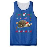 Funny Ugly Xmas Animals Lights Christmas Hedgehog Great Gift Mesh Reversible Basketball Jersey Tank