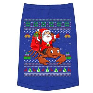 Funny Ugly Xmas Santa Riding Scorpion Christmas Gift Doggie Tank