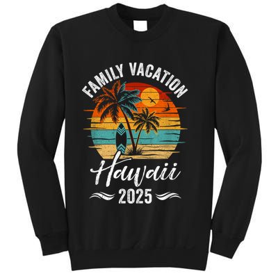 Family Vacation 2025 Vintage Hawaii Summer Matching Trip Sweatshirt