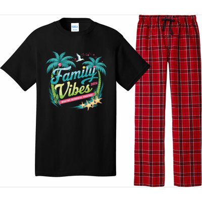 Family Vibes 2024: Tropical Beach Memories Cool Gift Pajama Set