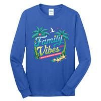 Family Vibes 2024: Tropical Beach Memories Cool Gift Tall Long Sleeve T-Shirt