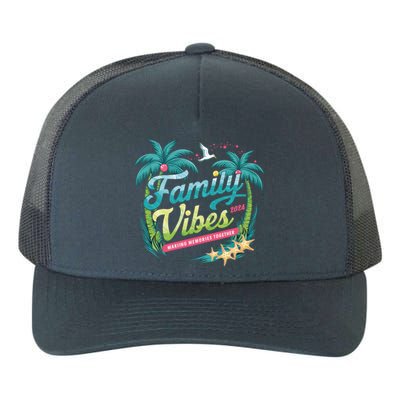 Family Vibes 2024: Tropical Beach Memories Cool Gift Yupoong Adult 5-Panel Trucker Hat