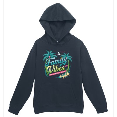 Family Vibes 2024: Tropical Beach Memories Cool Gift Urban Pullover Hoodie