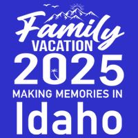 Family Vacation 2025 Making Memories Idaho Summer Trip Great Gift 16 in Basic Backpack