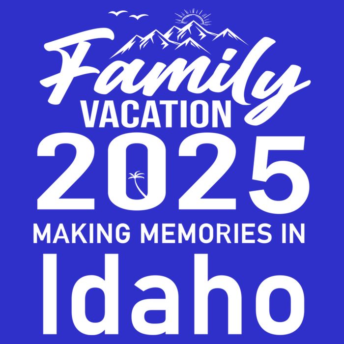 Family Vacation 2025 Making Memories Idaho Summer Trip Great Gift 16 in Basic Backpack