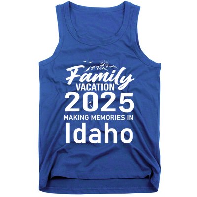 Family Vacation 2025 Making Memories Idaho Summer Trip Great Gift Tank Top