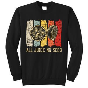 Funny Vasectomy 2023 All Juice No Seed Sweatshirt