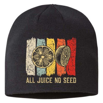 Funny Vasectomy 2023 All Juice No Seed Sustainable Beanie