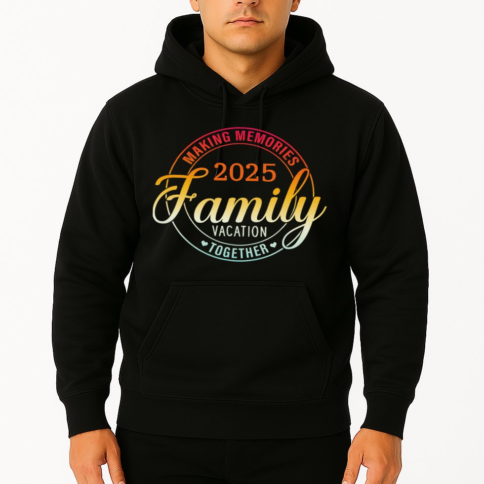 Family Vacation 2025 Family Matching Summer Vacation Hoodie
