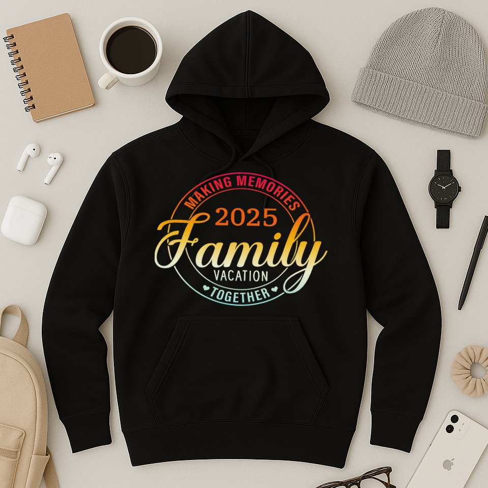 Family Vacation 2025 Family Matching Summer Vacation Hoodie