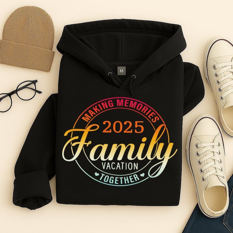 Family Vacation 2025 Family Matching Summer Vacation Hoodie