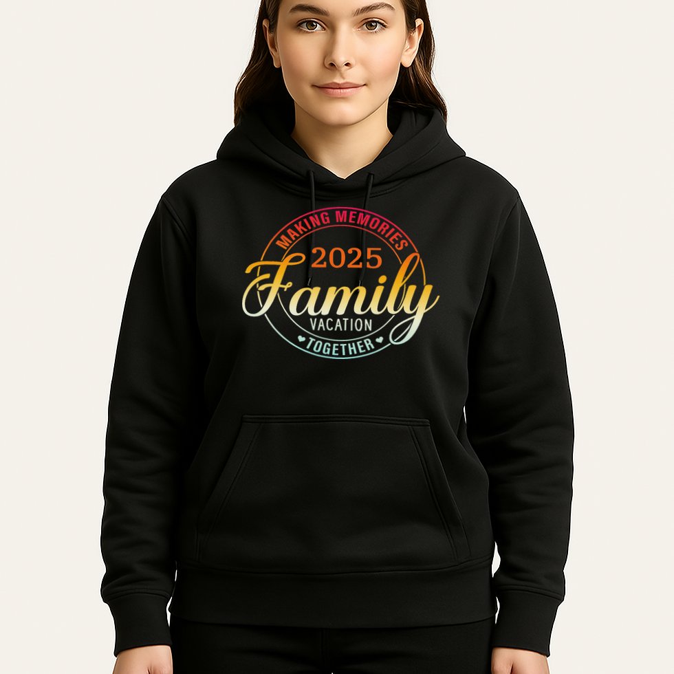 Family Vacation 2025 Family Matching Summer Vacation Hoodie