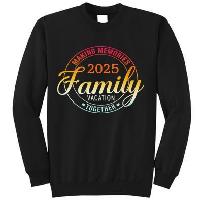 Family Vacation 2025 Family Matching Summer Vacation Sweatshirt