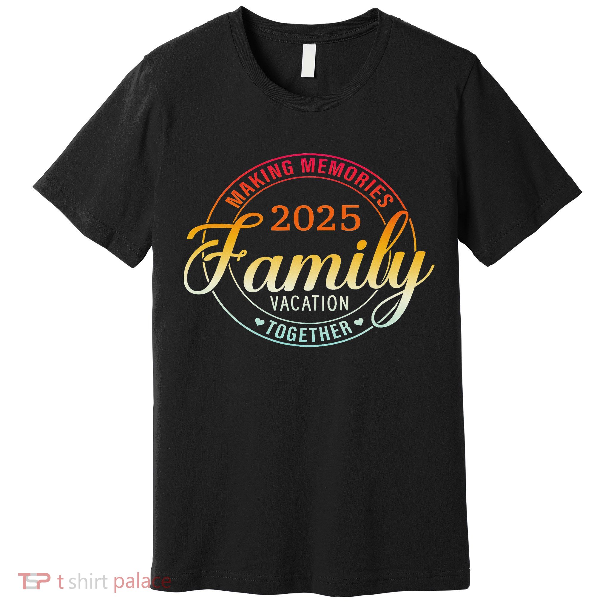 Family Vacation 2025 Family Matching Summer Vacation Premium T-Shirt
