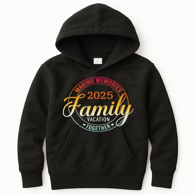 Family Vacation 2025 Family Matching Summer Vacation Kids Hoodie