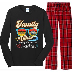 Family Vibes 2024 Family Reunion Making Memories Together Gift Long Sleeve Pajama Set