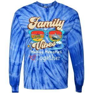 Family Vibes 2024 Family Reunion Making Memories Together Gift Tie-Dye Long Sleeve Shirt