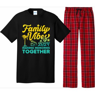 Family Vibes 2024 Making Memories Together Reunion Vacation Pajama Set