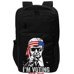 Funny Voting 2024 Im Voting For The Convicted Felon Impact Tech Backpack