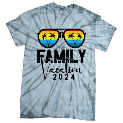 Family Vacation 2024 Beach Summer Tie-Dye T-Shirt