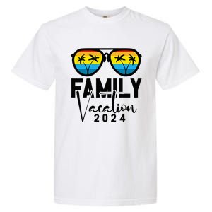 Family Vacation 2024 Beach Summer Garment-Dyed Heavyweight T-Shirt