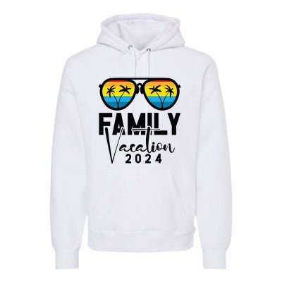 Family Vacation 2024 Beach Summer Premium Hoodie