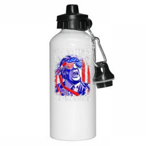 Funny Voting 2024 IM Voting For The Convicted Felon Aluminum Water Bottle