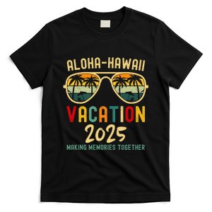 Family Vacation 2025 Aloha Hawaii Hawaiian Summer Matching T-Shirt